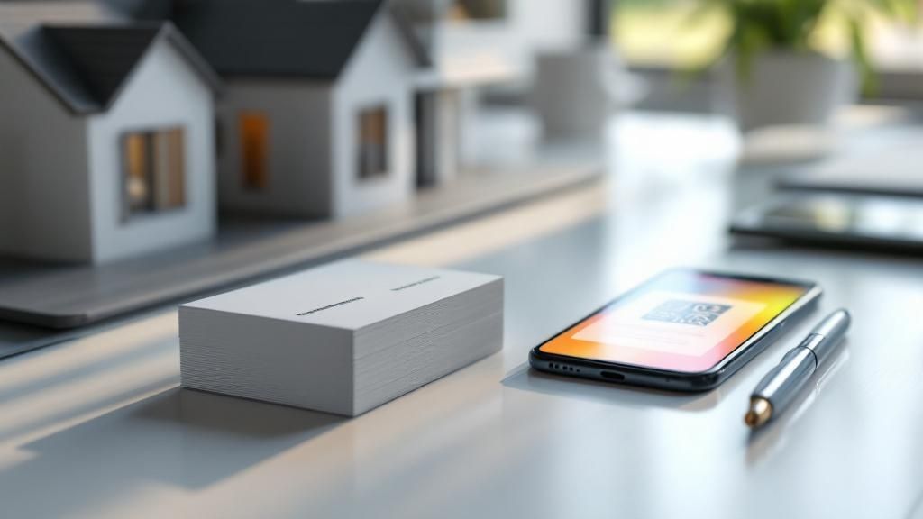 Business card for a real estate professional